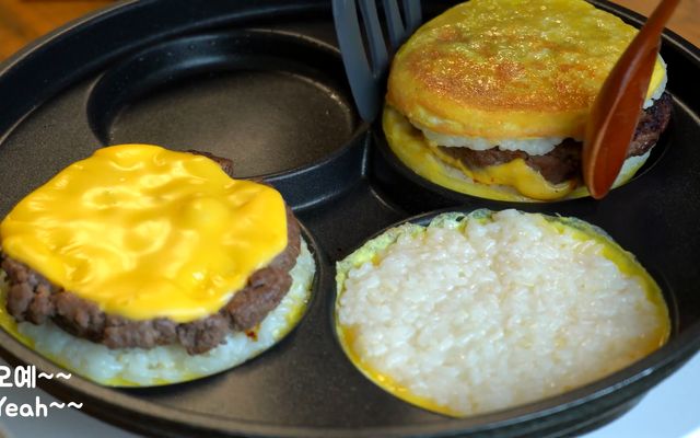 ویدیو: شام امشب با من: یه همبرگر متفاوت که به‌جای نون، با برنج ساندویچ میشه!