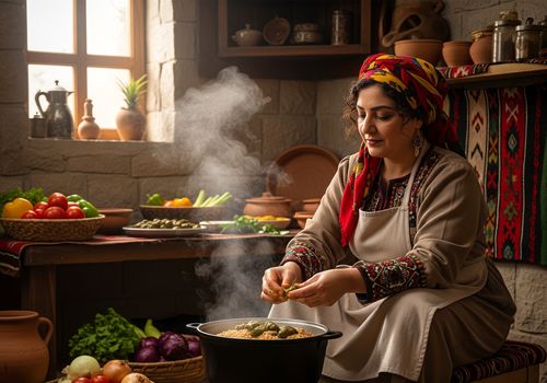 ناهار امروز: شلکه‌ی کردی؛ غذایی سنتی و خوش‌عطر از دل کردستان!