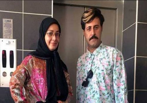 چهره و استایل واقعی رحمت امینی‌شالیکار هزارجریبی در اکران فیلم «مرد عینکی»!