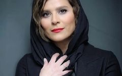 غروب دل‌انگیز سحر دولتشاهی در کنار دریا!