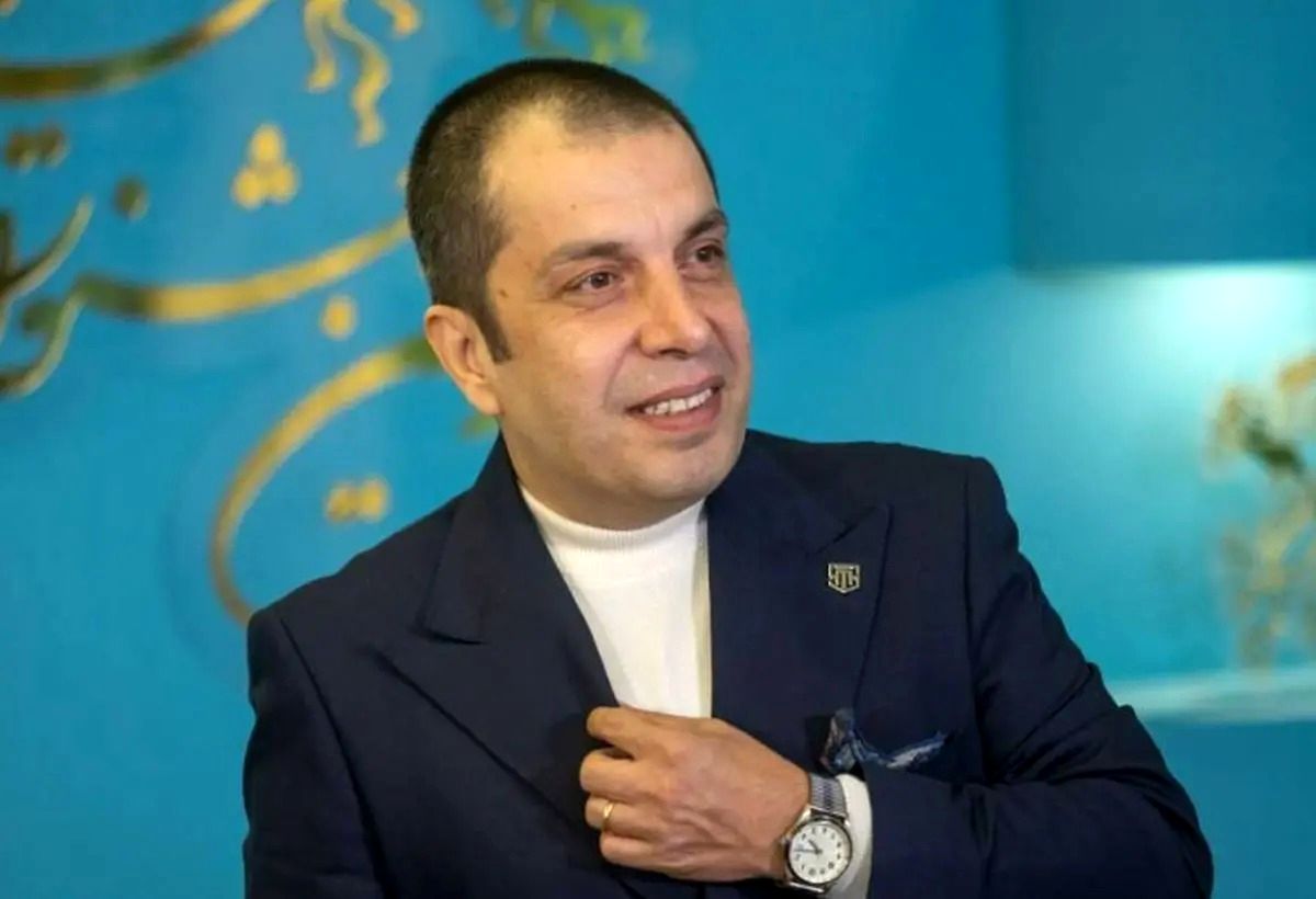 عباس جمشیدی‌فر در کنار همسر دومش و رضا عطاران در جشنواره فیلم فجر
