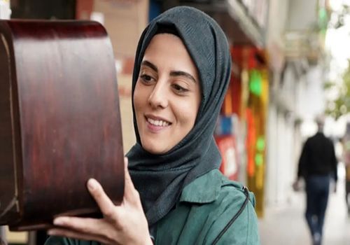 مهسا طهماسبی در پشت صحنه سریال مرز