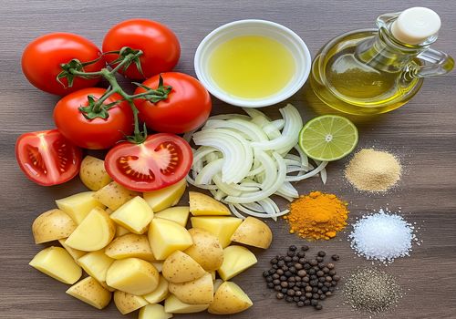 ناهار امروز: خوراک سیب‌زمینی و گوجه: یک غذای ساده و سریع برای همه!