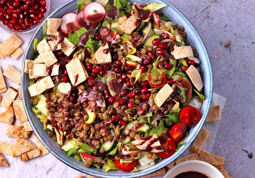 شام امشب با من: سالاد عدس؛ یک انتخاب سالم و خوشمزه برای رژیم غذایی