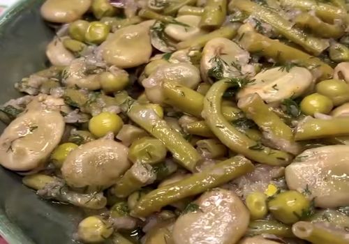 ناهار امروز: دستور تهیه یک خوراک خوشمزه و سالم با باقالی و لوبیا سبز!