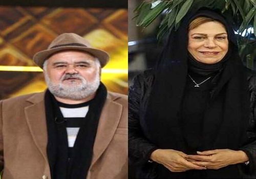 گوهر خیراندیش در کنار خانواده اکبر عبدی