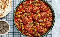ناهار امروز: خورشت بامیه با طعم جدید؛ دستور پختی متفاوت و خوشمزه