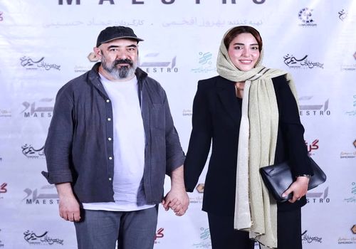 جشن سالگرد ازدواج حسن معجونی با همسر جوانش!
