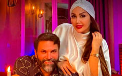 حضور علیرضا نیکبخت و همسرش در پشت صحنه پانتولیگ؛ استایل کاملا متفاوت!