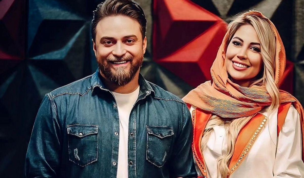 قاب عاشقانه بابک جهانبخش در کنار همسر زیبایش