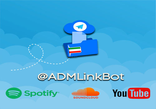 ربات ایرانی ADMLinkbotبرای دانلود نیم بها از تلگرام