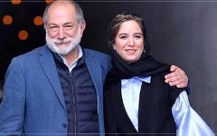 پایان گمانه‌زنی‌ها: ستاره پسیانی با همسرش در اکران فیلم «زیبا صدایم کن» حضور یافت!