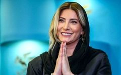 استایل شیک و زیبا از فریبا نادری در کنار علی زندوکیلی!