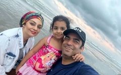 لحظه عاشقانه منوچهر هادی و دخترش سوفیا: تصویری دلنشین از یک پدر و دختر!
