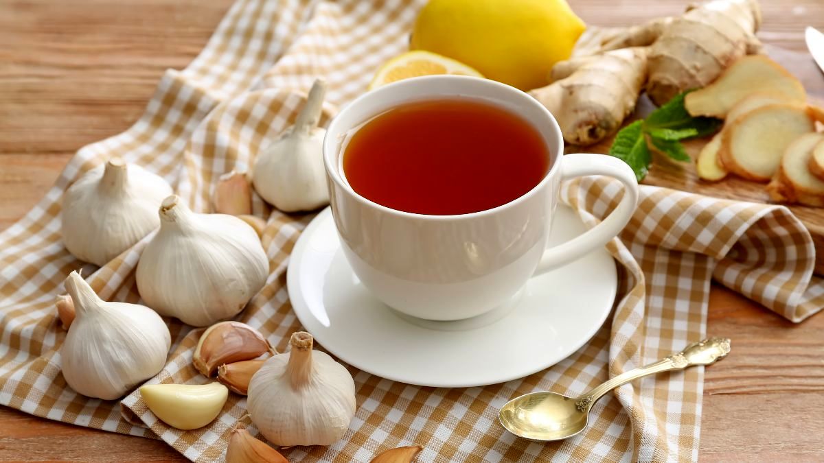 نوشیدنی جادویی برای سرماخوردگی و لاغری! طرز تهیه چای سیر