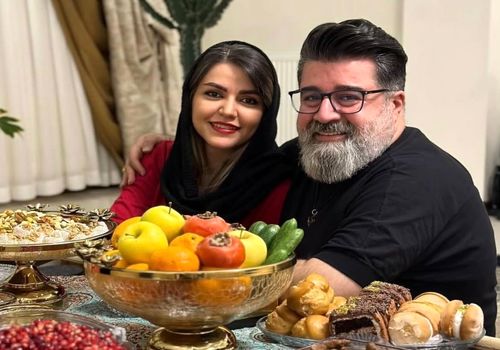 عکس‌های دیدنی از مهدی یغمایی در کنار همسرش