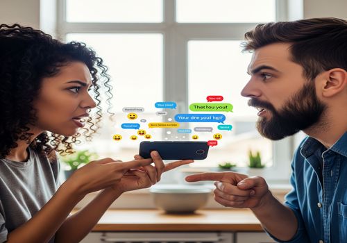 خیانت مجازی: آیا چت کردن با جنس مخالف خیانت محسوب می‌شود؟