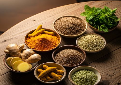 ادویه‌هایی برای هضم بهتر: از زنجبیل تا زردچوبه!