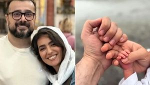 جدیدترین عکس سپند امیرسلیمانی، مونا کرمی و پسرشان!