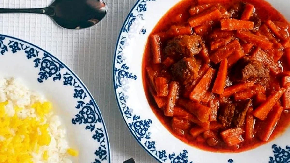 ناهار امروز: طرز تهیه خورش هویج به سبک اصیل آذربایجان، هم با مرغ هم با گوشت!