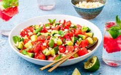 عصرونه امروز: طرز تهیه سالاد هندوانه و فتا؛ یک طعم متفاوت برای روزهای گرم تابستان