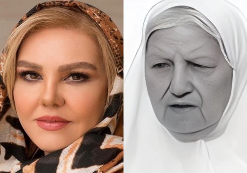 افسانه چهره‌آزاد در جشنواره فجر در کنار مادربزرگش!
