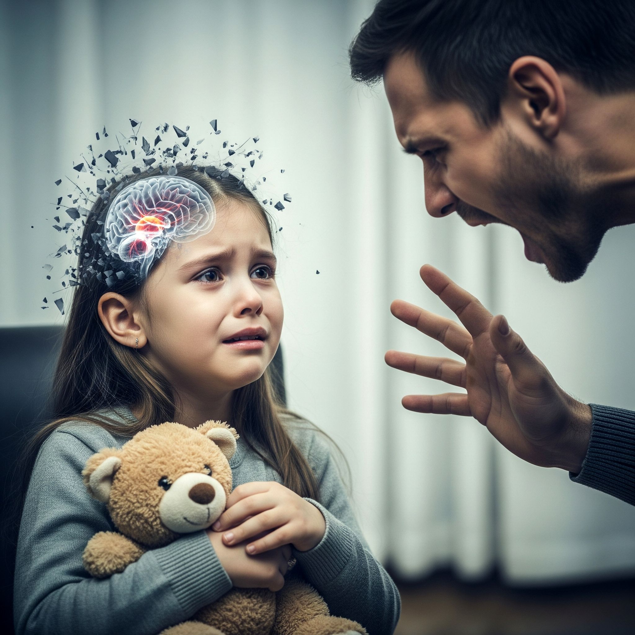 داد زدن بر سر کودکان؛ تأثیر مخرب بر مغز و سلامت روان!