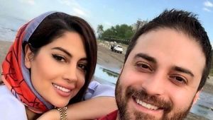 تصاویر پربازدید بابک جهانبخش و همسرش در شمال!