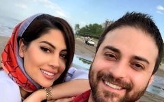 تصاویر پربازدید بابک جهانبخش و همسرش در شمال!