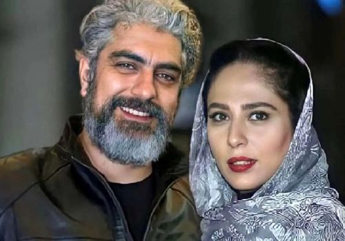 حضور متفاوت رعنا آزادی‌ور در کنار همسرش، مهدی پاکدل، در یک نمایش تئاتر