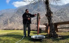 ویدیو: ببینید آشپز آذربایجانی چطوری این ماهی غول‌پیکر رو میپزه