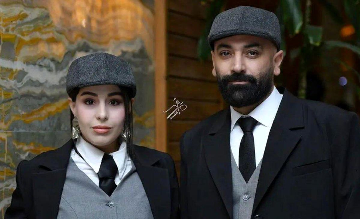 مهدی کوشکی و همسر جوانش در سفر نوروزی!